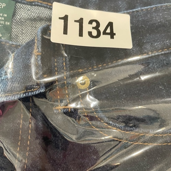 Lauren Jeans Co Ralph Lauren Women Jeans Size 2P Dark Wash Zip Closure 5 Pocket - Picture 5 of 5